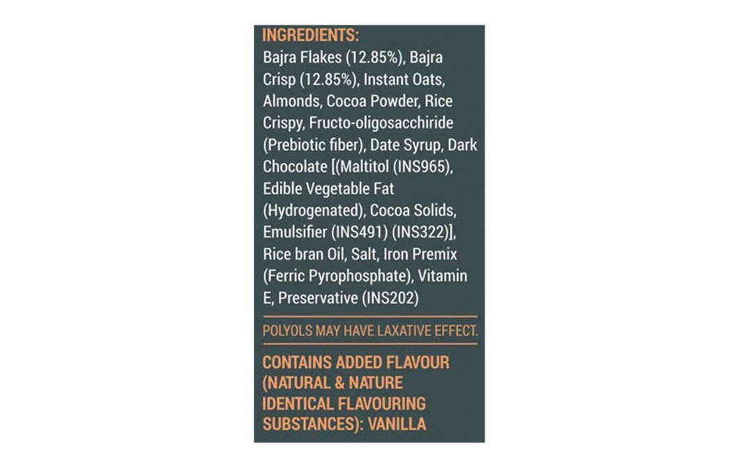 Eat Any Time Mindful Superfood Bajra Bar    Box  300 grams